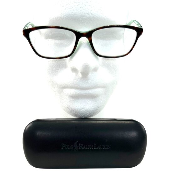 Ralph Lauren Womens Eyeglasses RA7044 52-16 135 Tortoise & Mint Frame - Picture 1 of 13